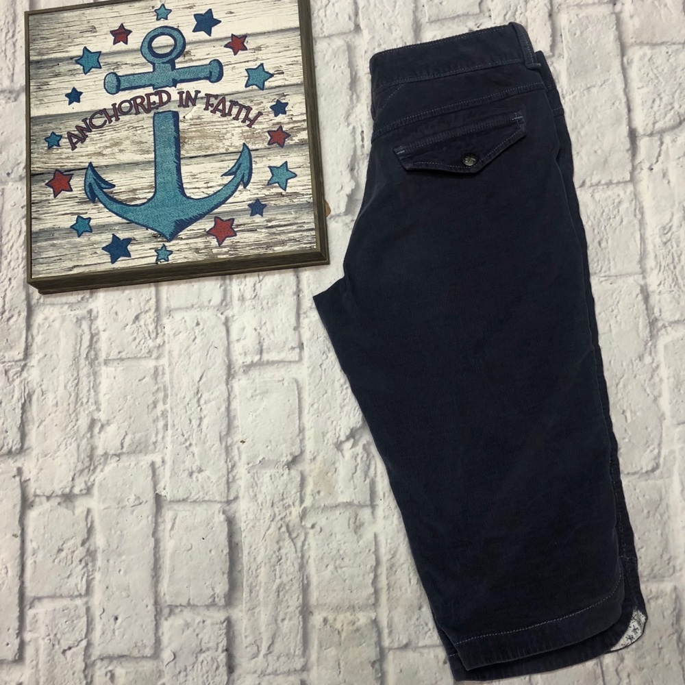Athleta Corduroy Bermuda Short Indigo Color - image 4